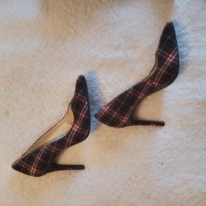 Jessica Simpson Red and Black Heels